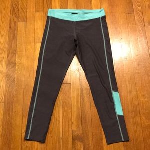 Vogo athletica brown and teal yoga pants